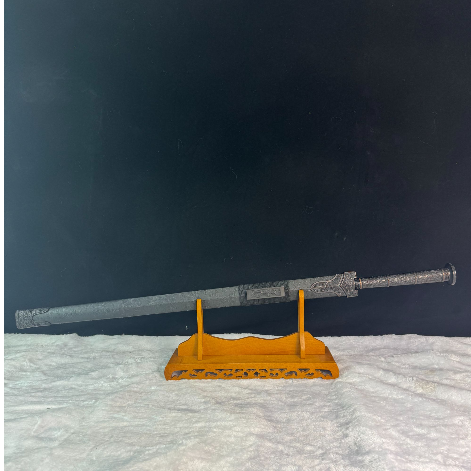 猛钢汉剑把玩款未开刃