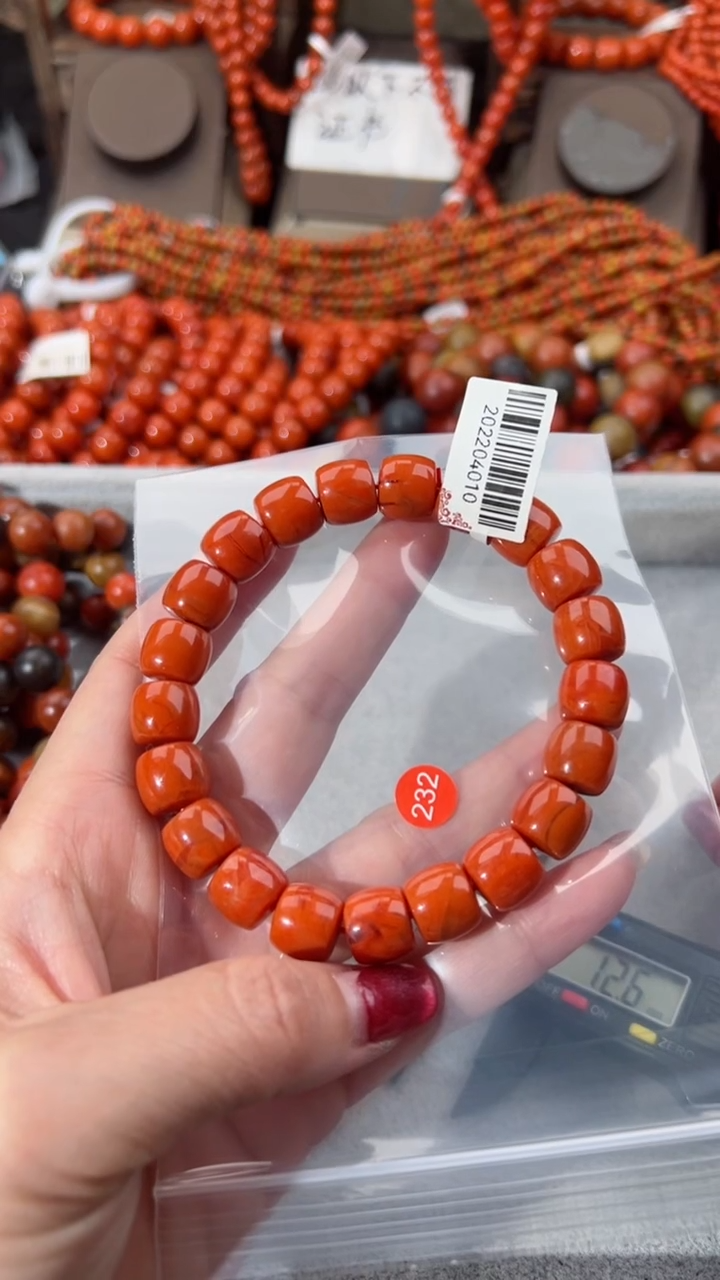 【闪购商品】南红玛瑙手串未镶嵌11