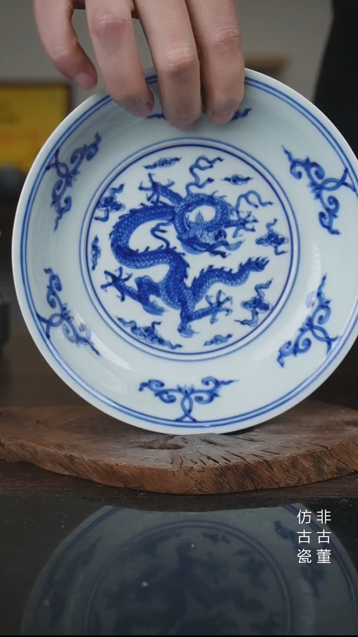 景德镇手工手绘陶瓷微瑕