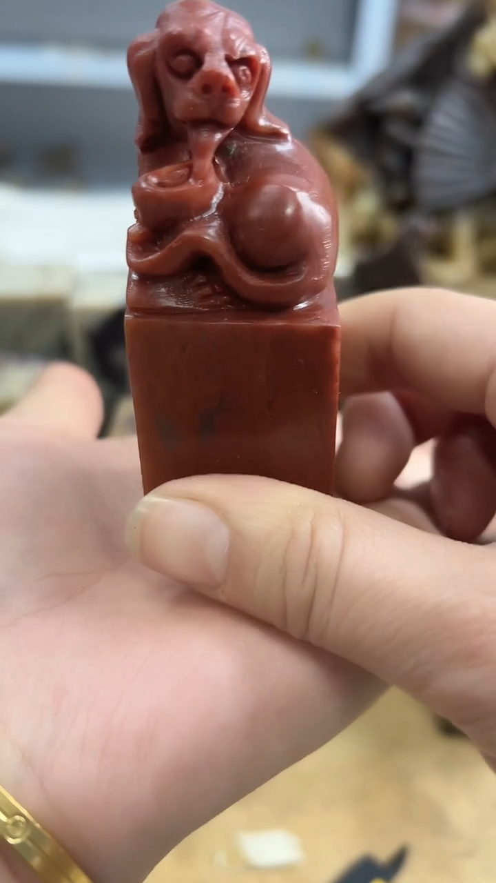 【知墨堂541#】印章石微瑕不挑1方【3*8.5】