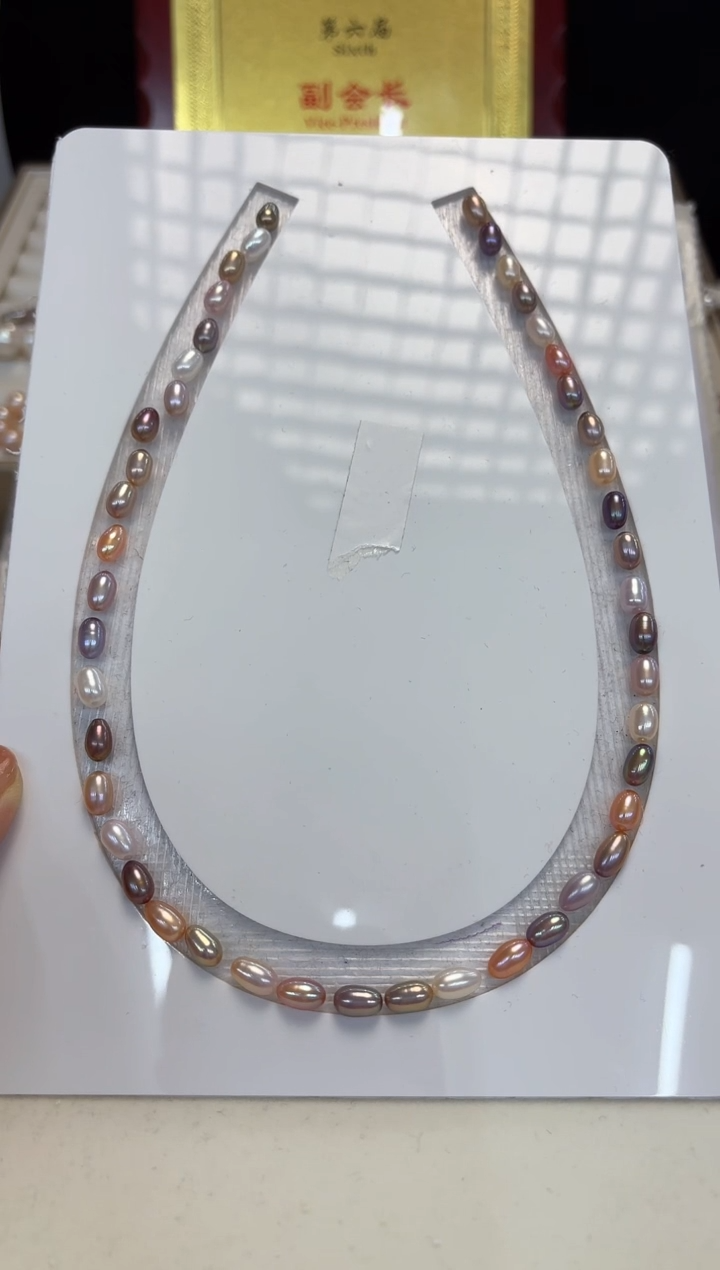 颈饰银S925镶嵌淡水珍珠6mm左右