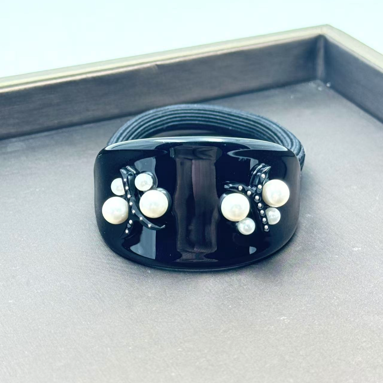 986-新款韩国气质优雅百搭醋酸发饰精致发绳