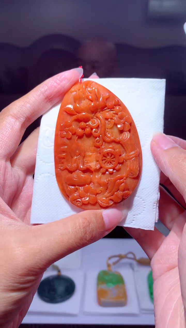 【闪购商品】定制翡翠未镶嵌挂件发货（拍一发一）