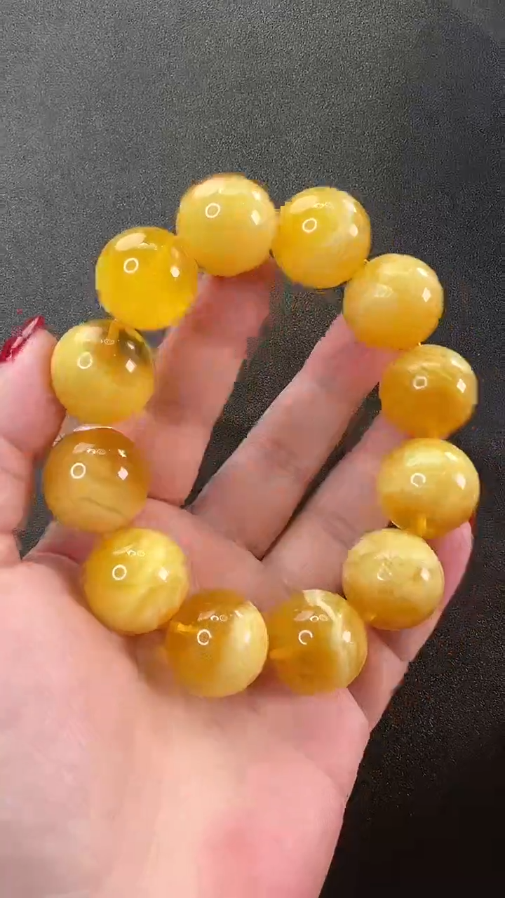 【闪购商品】琥珀手链未镶嵌手串