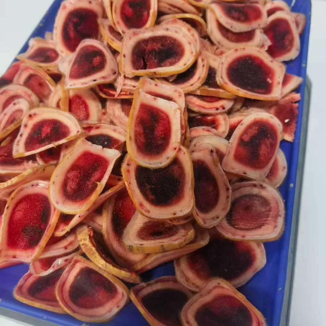 吉林梅花鹿新鲜中段鹿茸切片加酒保鲜发货