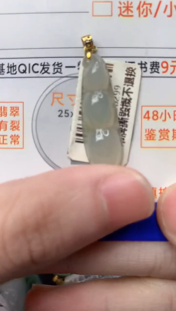 【闪购商品】翡翠颈饰18K金镶嵌3.........