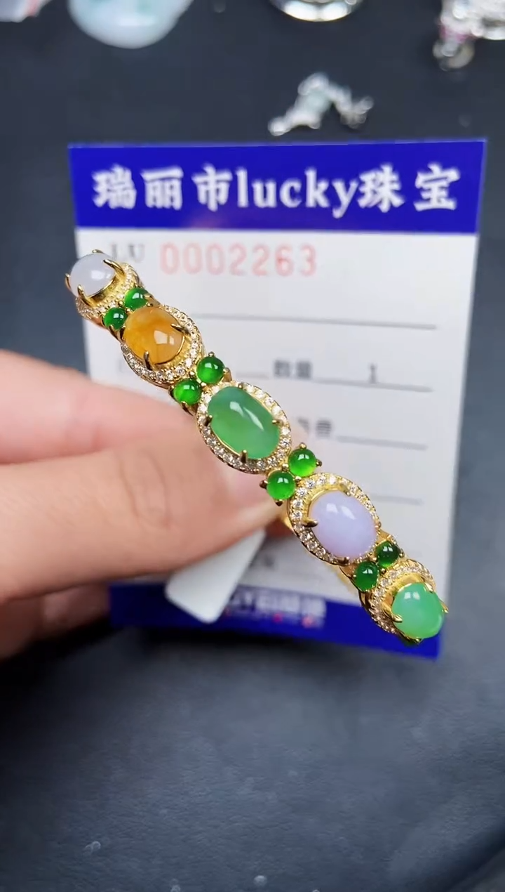 【闪购商品】翡翠颈饰银S925镶嵌2263