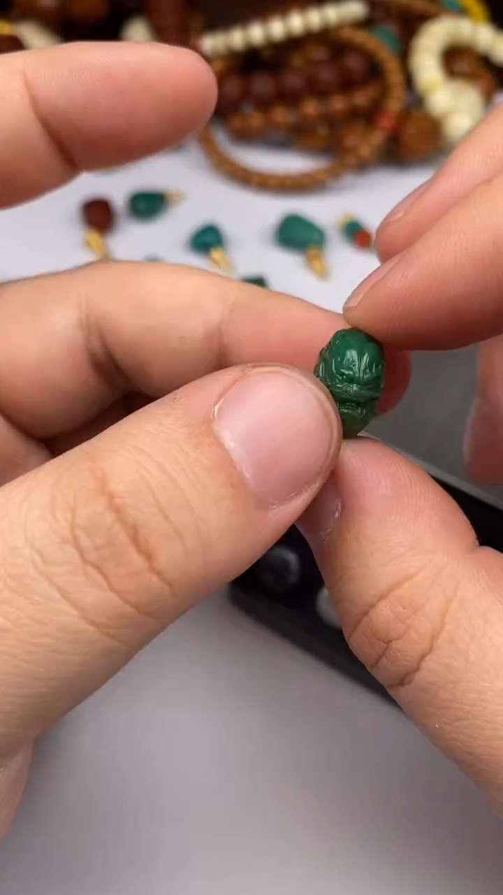 【闪购商品】绿松石龙扣未镶嵌松石龙扣