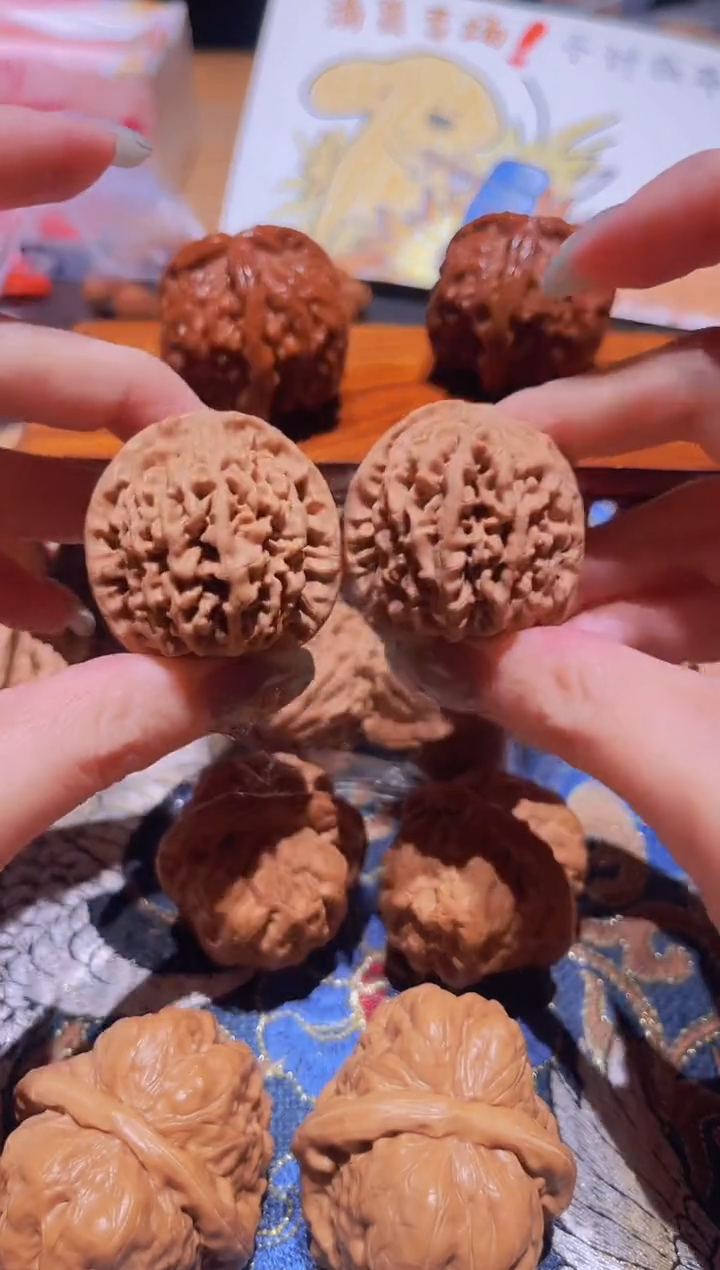 把件文玩核桃056秦闷35