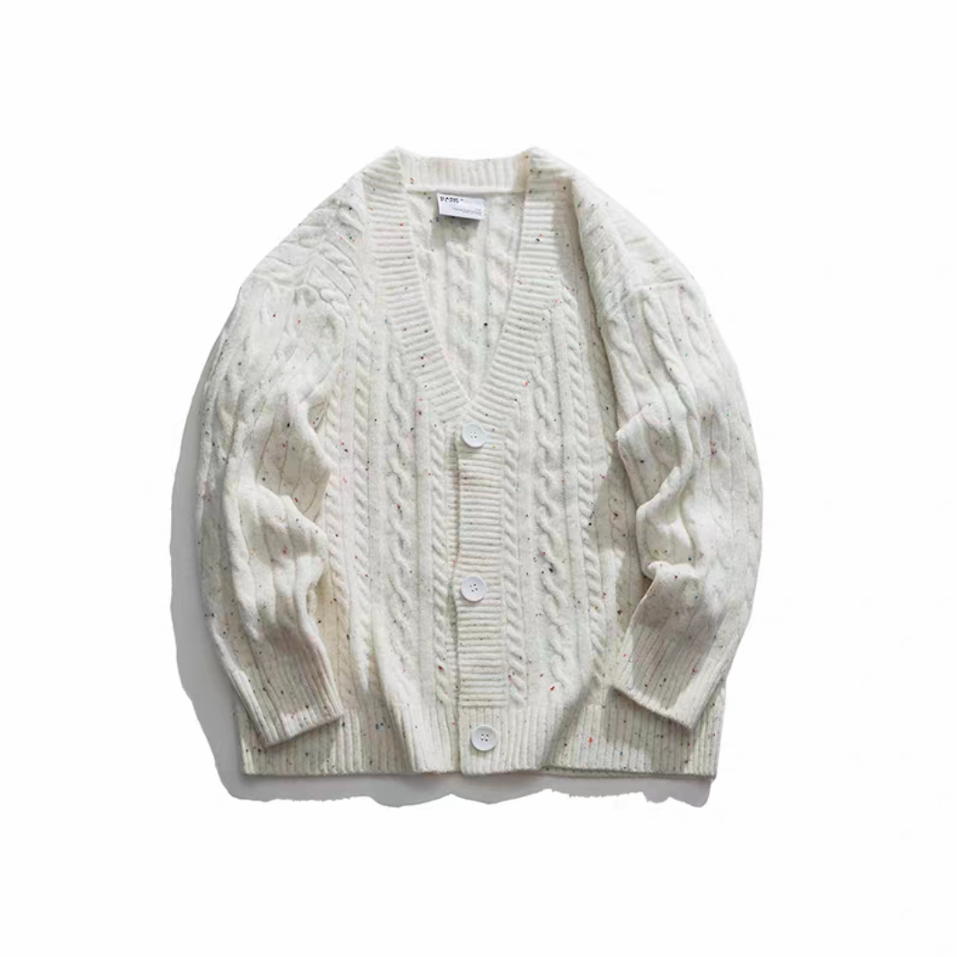 【阳阳甄选】秋冬开衫美式潮牌运动针织毛衣（MY001）