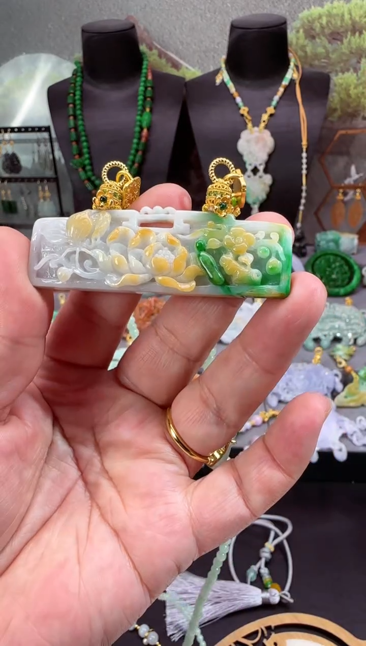 【闪购商品】翡翠颈饰未镶嵌牌子