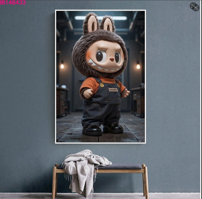 712 摆台客厅卡通房玄关卧室装饰艺术壁挂画