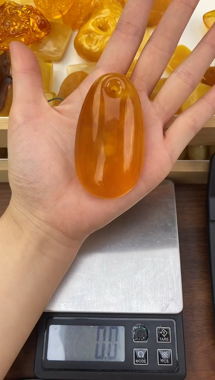 裸石琥珀未镶嵌天然琥珀蜜蜡