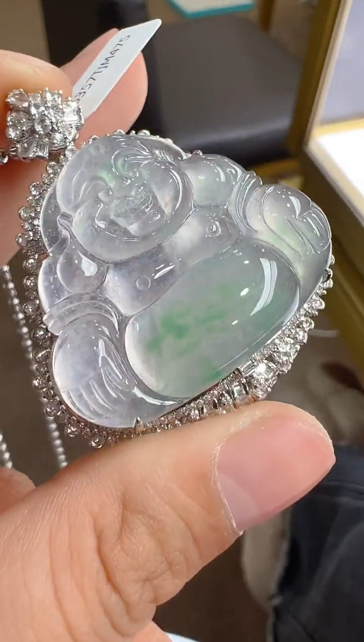 【闪购商品】翡翠吊坠(不含链)18K金镶嵌多样性发货拍一发一