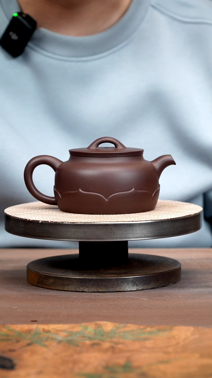 【闪购商品】紫砂茶壶茄皮紫梵莲