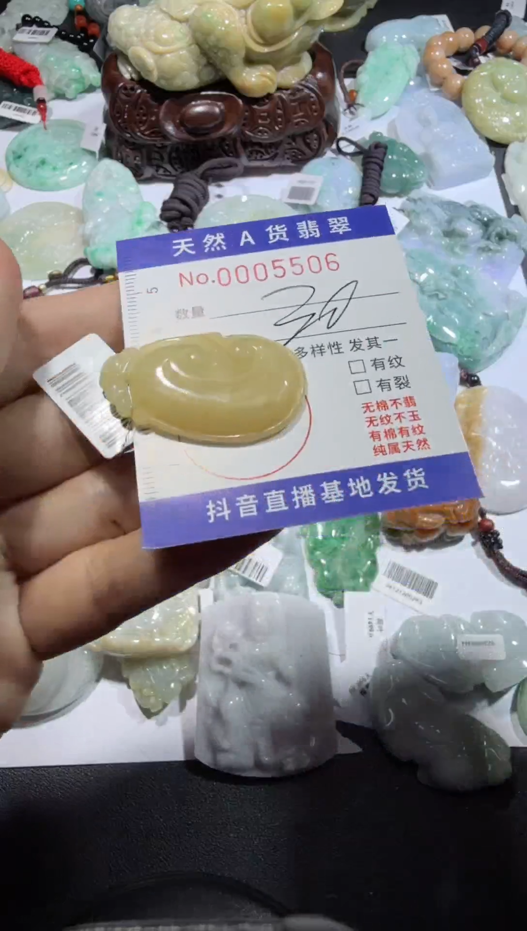 【闪购商品】翡翠颈饰未镶嵌00005506