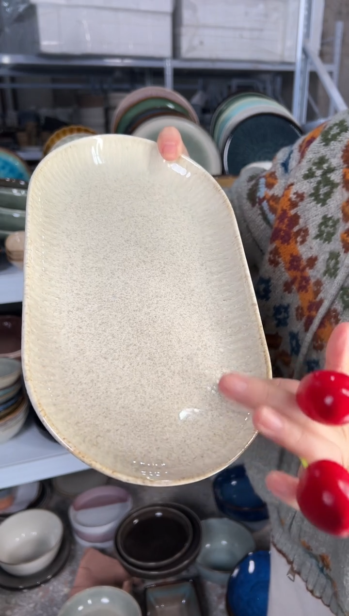 陶瓷外贸尾货瑕疵满20包邮重瑕特价孤品清仓X鱼盘