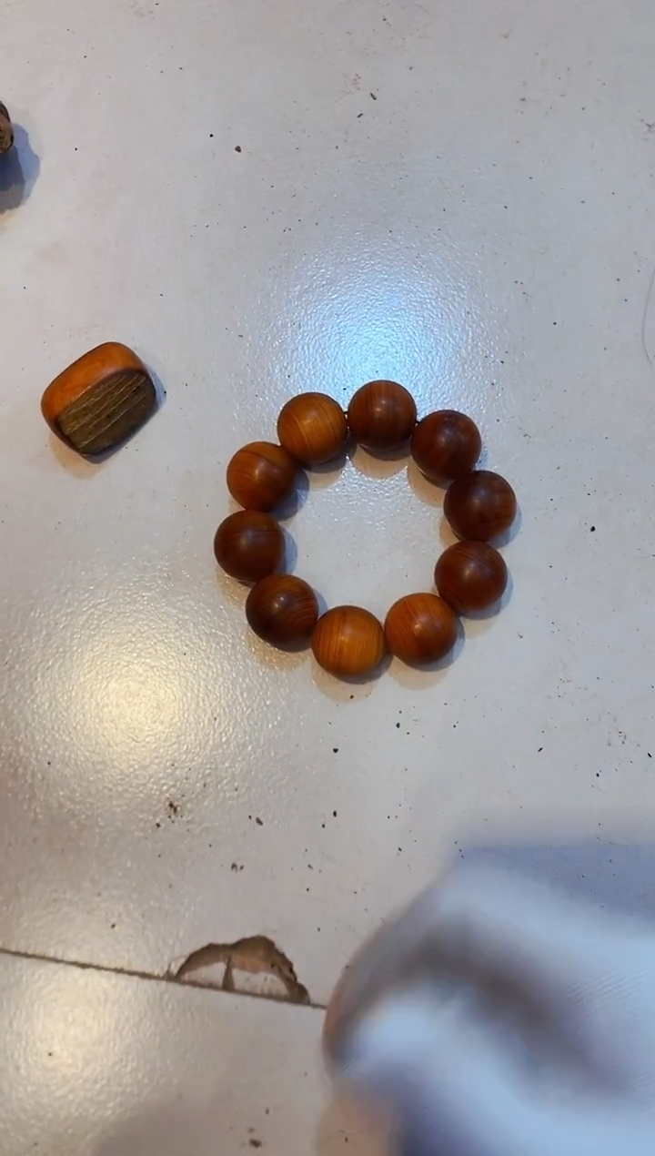 柏木（崖柏）圆2.5单条北太行崖柏手把件手串