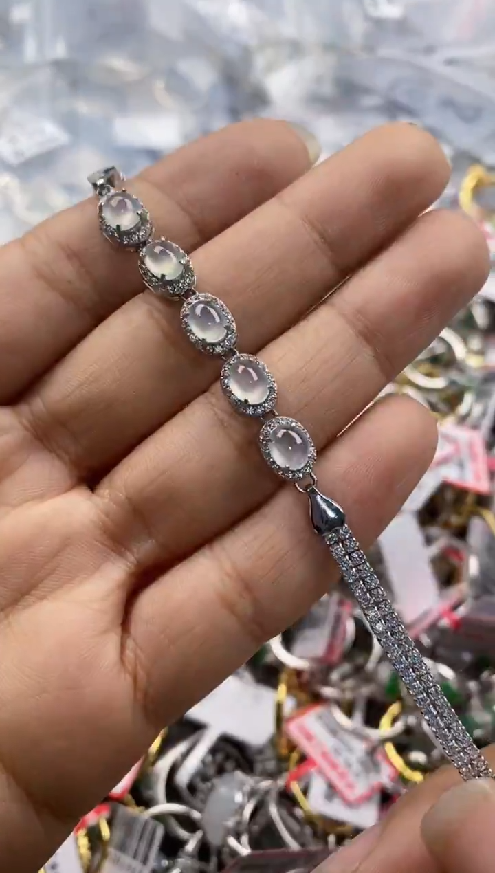 银S925镶嵌戒指翡翠333               1