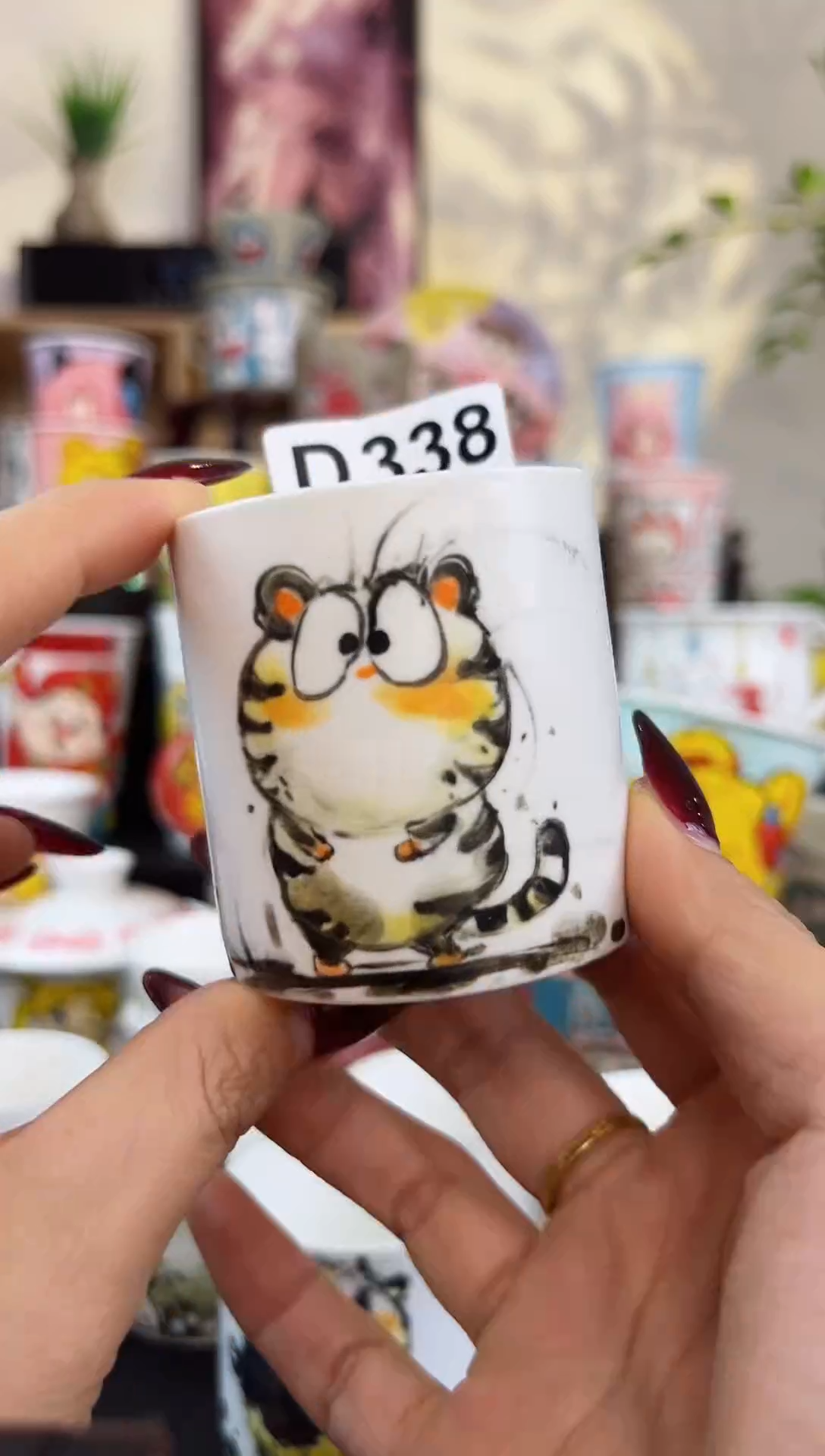 【闪购商品】摆件笙笙漫 手工手工陶瓷杯杯