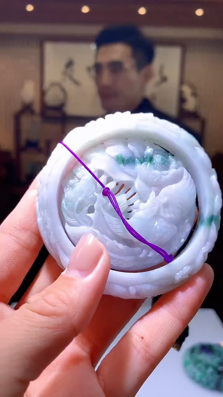 【闪购商品】定制翡翠未镶嵌1085hm-毛货挂件25