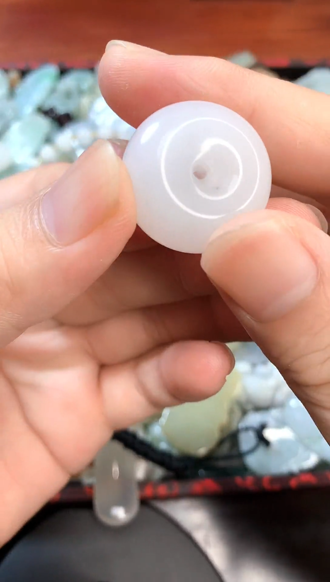 玛瑙/玉髓颈饰未镶嵌翡翠a吊坠