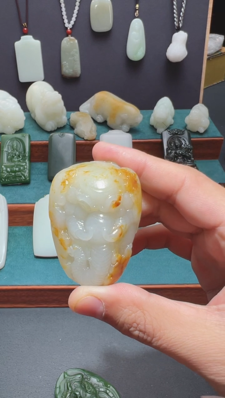 【闪购商品】和田玉吊坠(不含链)未镶嵌1