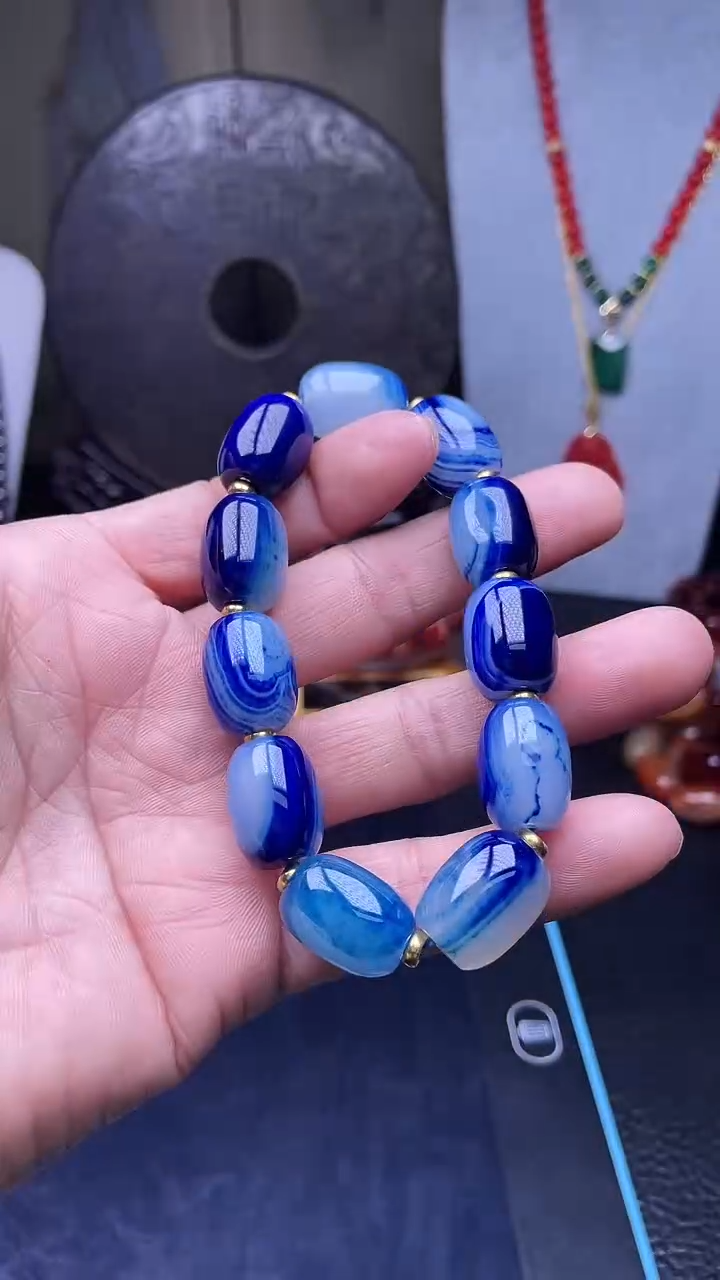 未镶嵌手串玛瑙/玉髓天然珠宝【多样性拍一发一】