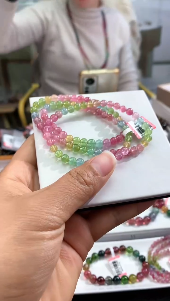 【闪购商品】碧玺手链未镶嵌多样性发一条