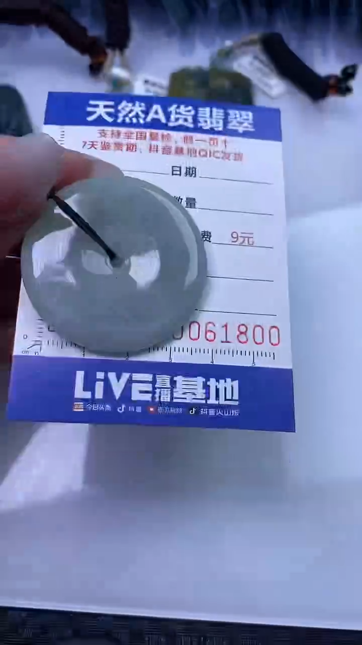 【闪购商品】翡翠颈饰未镶嵌A货翡翠1800