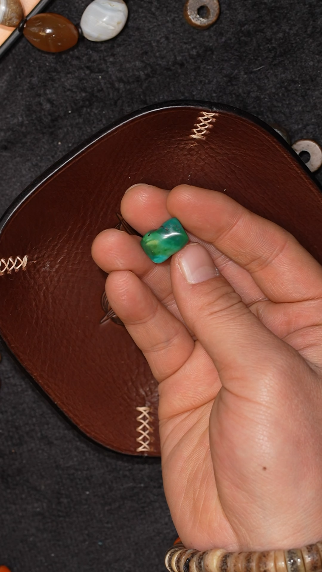 【闪购商品】绿松石颈饰未镶嵌冲赛康胡子哥，DIY一92