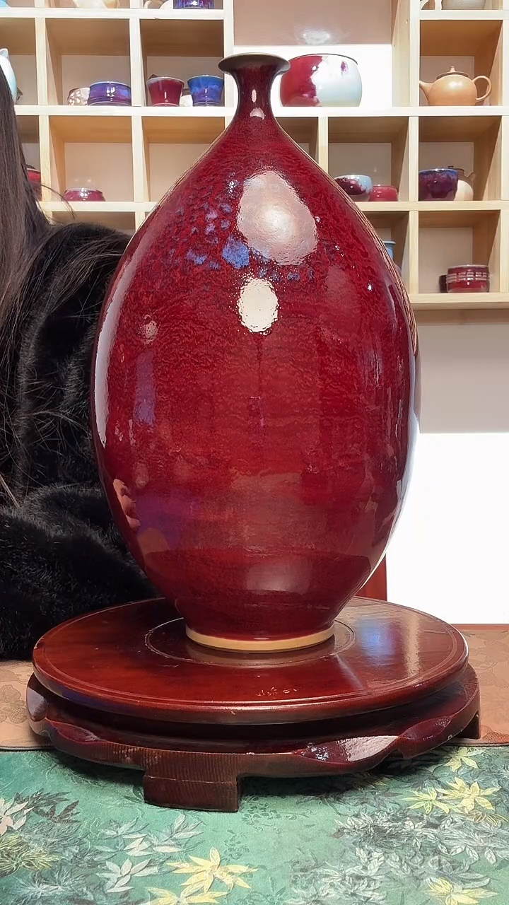 杨志钧窑  小口瓶