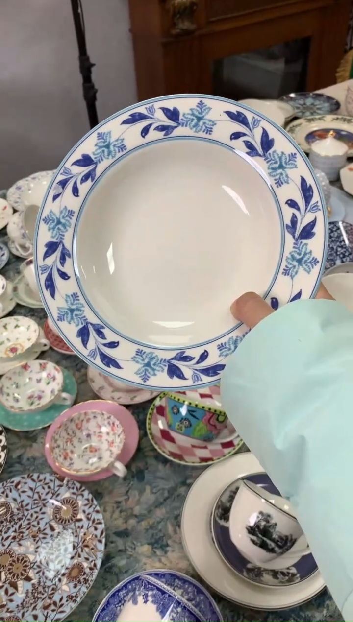 【闪购商品】瓷片陶瓷原单CC070餐具1个汤盘