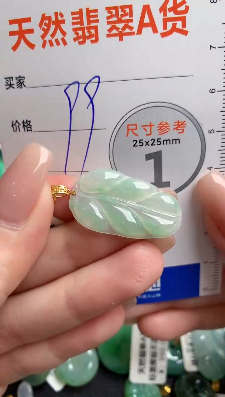 【闪购商品】翡翠颈饰18K金镶嵌14002617