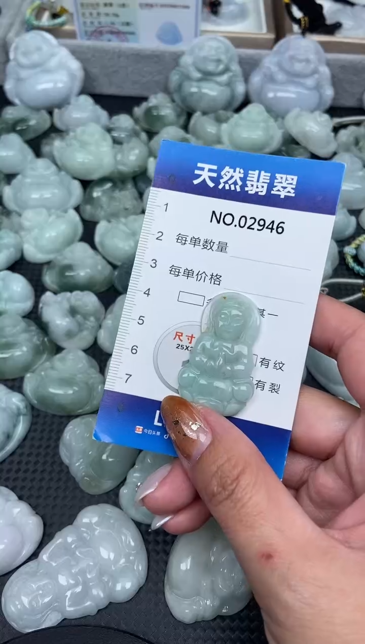 颈饰未镶嵌翡翠纯天然A货翡翠2946