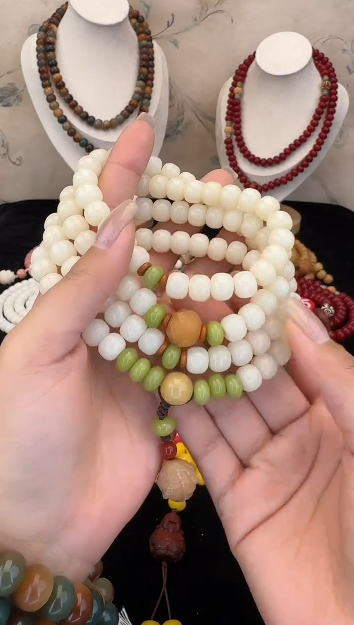 【闪购商品】菩提根/象牙果手串白玉佛手108
