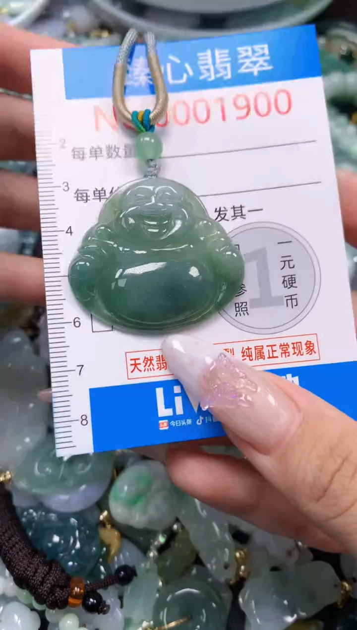 翡翠未镶嵌吊坠(不含链)1900