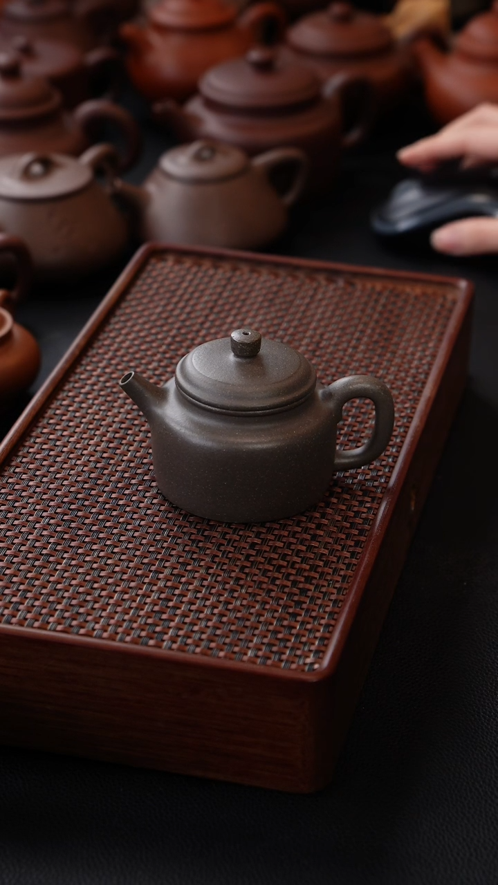 【闪购商品】小德中 120CC  青灰段泥 紫砂壶