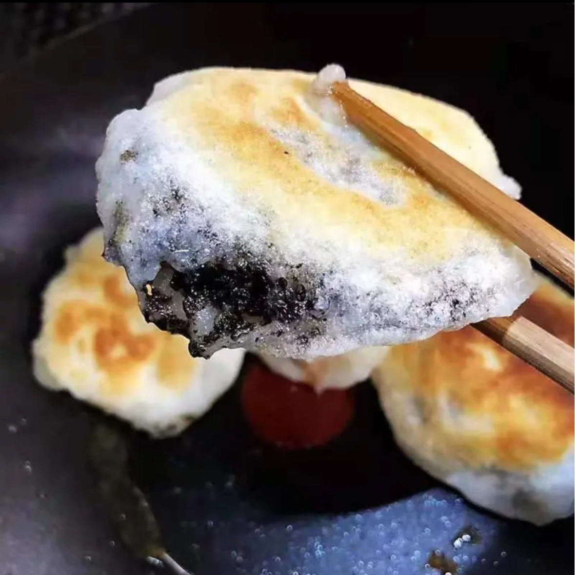 湖南特产黑芝麻糍粑传统糯米红糖麻糍特产正宗搞点早餐软糯