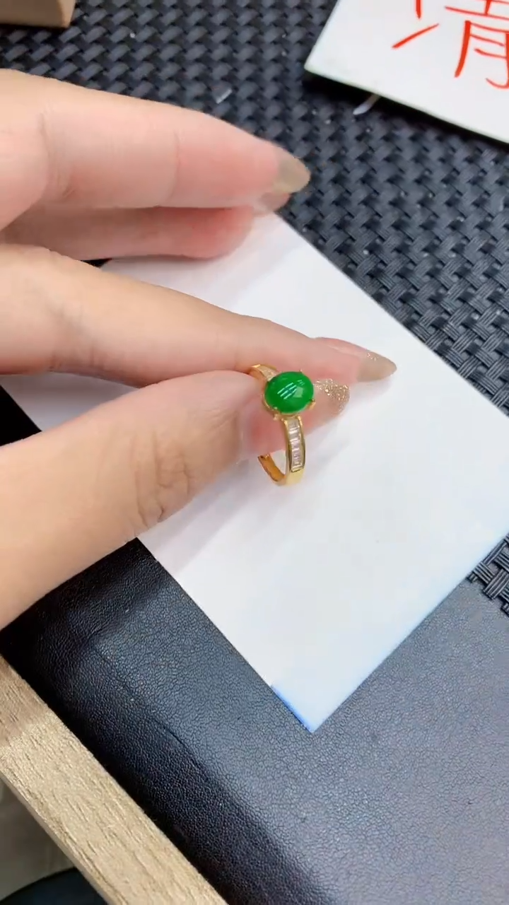 翡翠银S925镶嵌颈饰             8