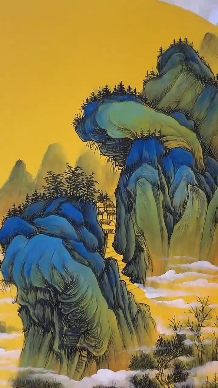 国画陈京广手绘绘画作品19-12