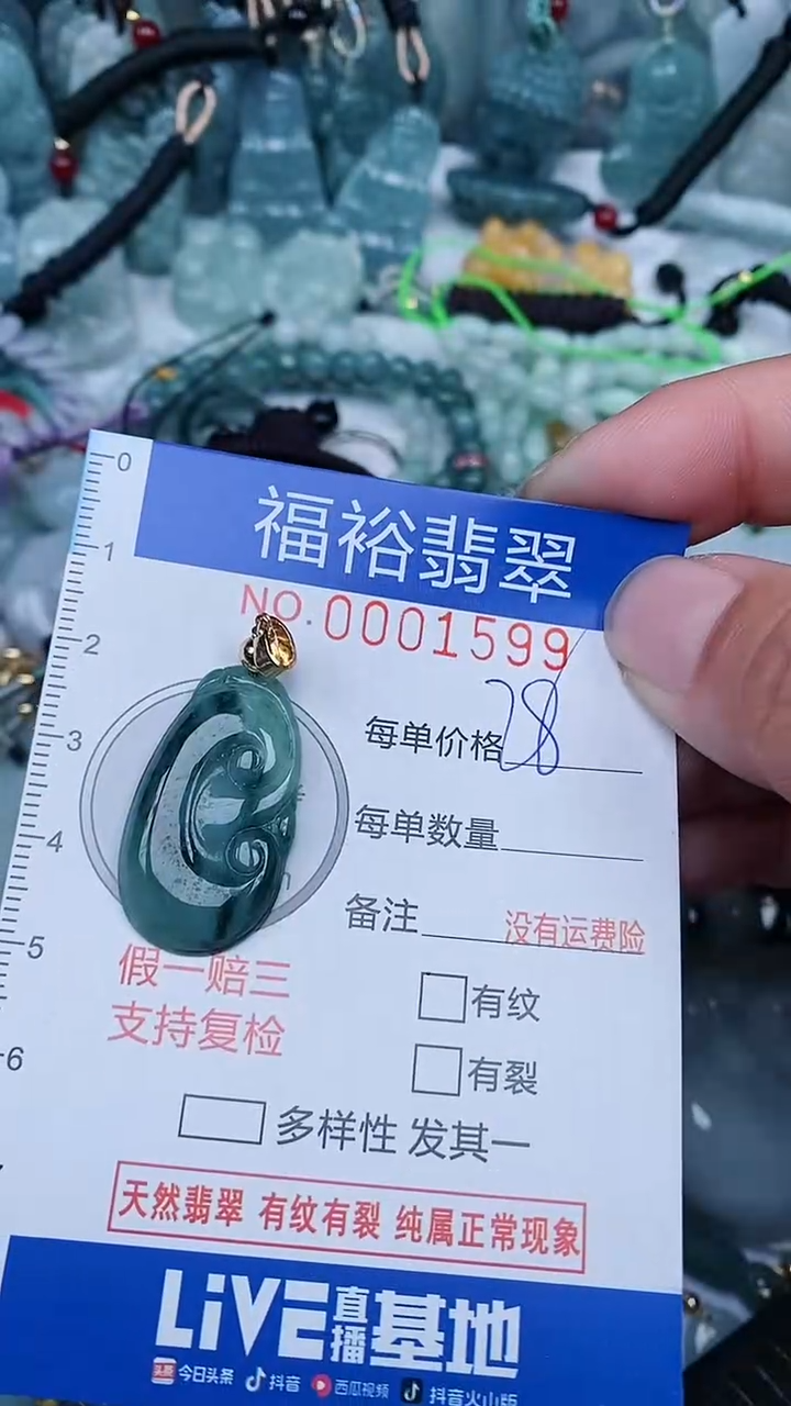 【闪购商品】翡翠颈饰未镶嵌...0001599