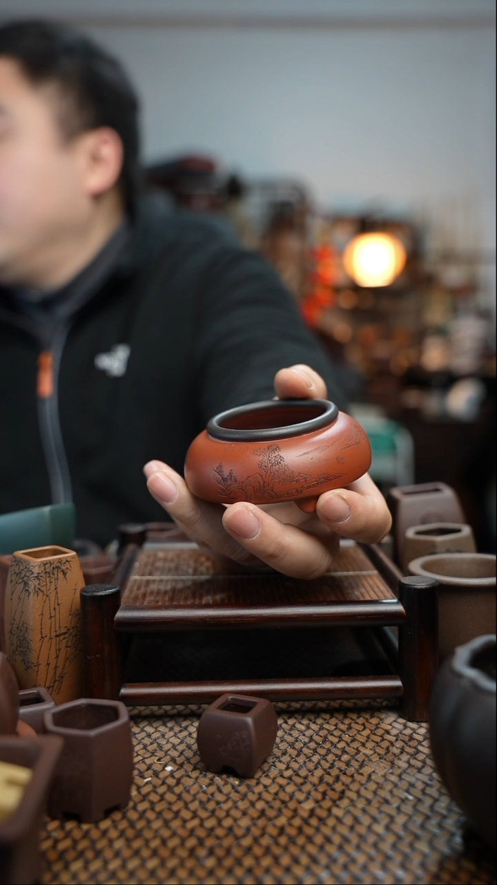 【闪购商品】紫砂花盆長木軒精品紫砂