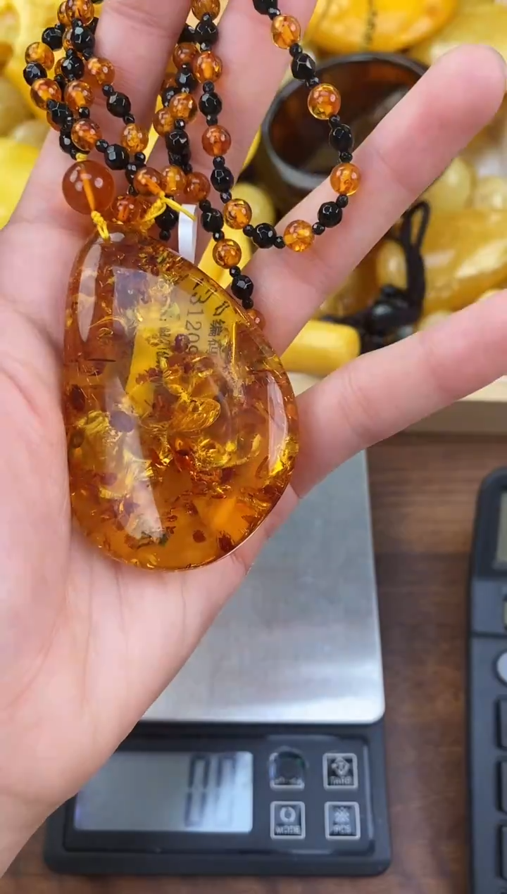 裸石琥珀未镶嵌天然琥珀蜜蜡