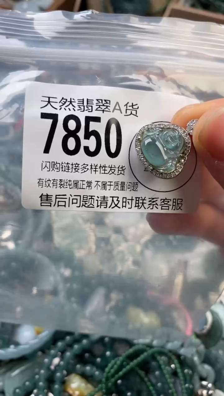 颈饰未镶嵌翡翠翡翠7850
