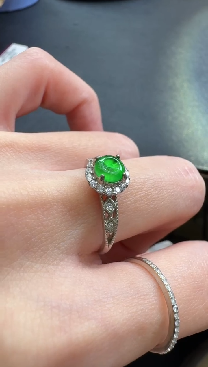 【闪购商品】翡翠戒指未镶嵌00061756