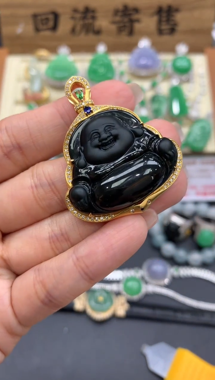 【闪购商品】翡翠颈饰18K金镶嵌544-中国好珍宝