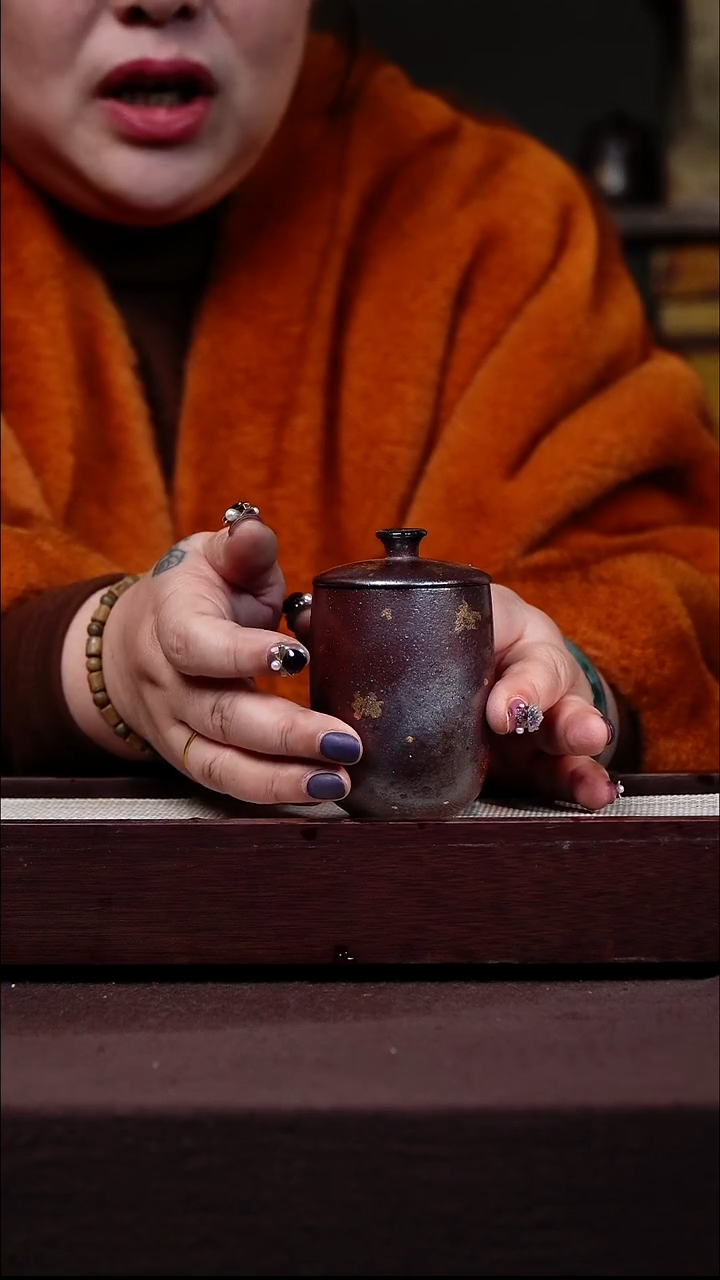 茶壶紫砂宜兴紫砂GFY 紫檀木柴烧 盖杯