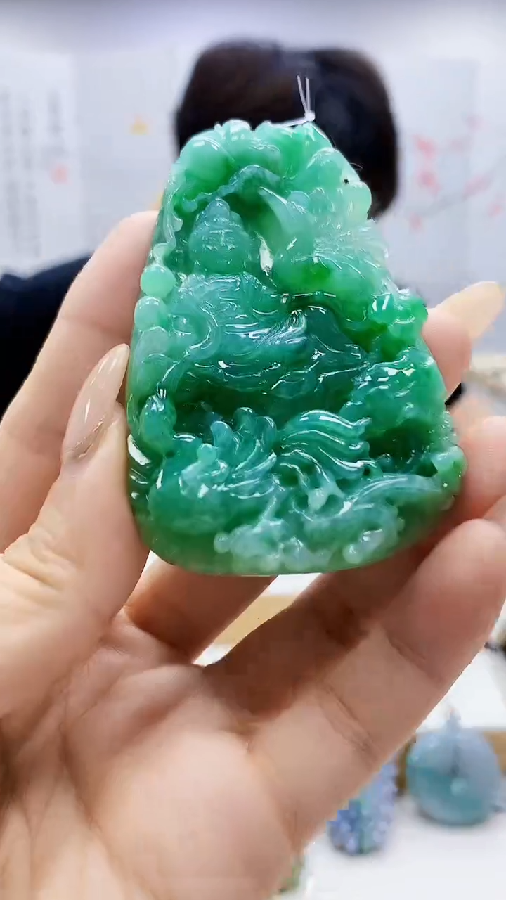 未镶嵌定制翡翠5145ty-毛货挂件13