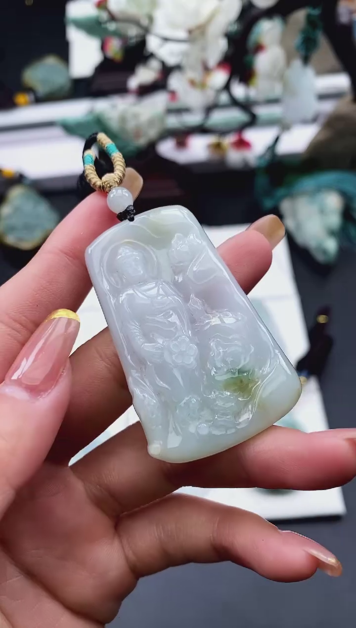 【闪购商品】翡翠颈饰未镶嵌天然缅甸A货翡翠